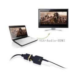 Adapter VGA na HDMI/Audio Jack 3.5mm