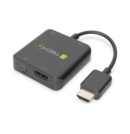 Ekstraktor audio SPDIF 5.1CH, analog 3.5mm 2CH z HDMI 4K30Hz