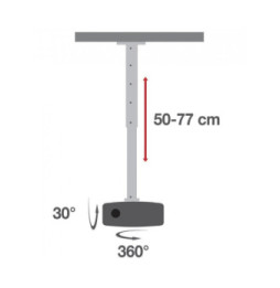 Ramię projektor sufit 50/77 bi