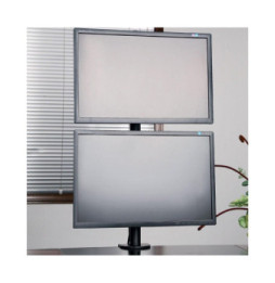 Ramię lcd biurko X2 pion 27'