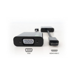 Adapter HDMI Mini-C na VGA M/F