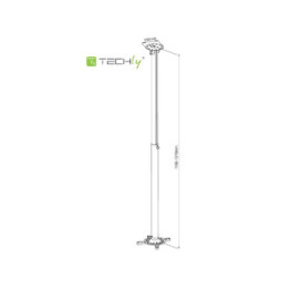 Techly 301597 Uchwyt do projektora sufitowy 110-197cm