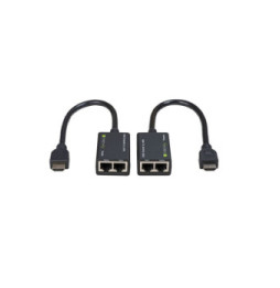 Extender HDMI 1080p60Hz do 30m po skrętce Kat5e/6