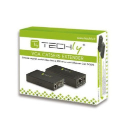 Extender VGA 1080p60Hz do 100m po skrętce Kat5e audio
