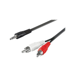 Kabel audio Jack 3.5mm na 2X RCA  M/M 3m