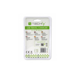 Techly 022380 Sieciowa ładowarka USB 5V 2.1A 10W slim