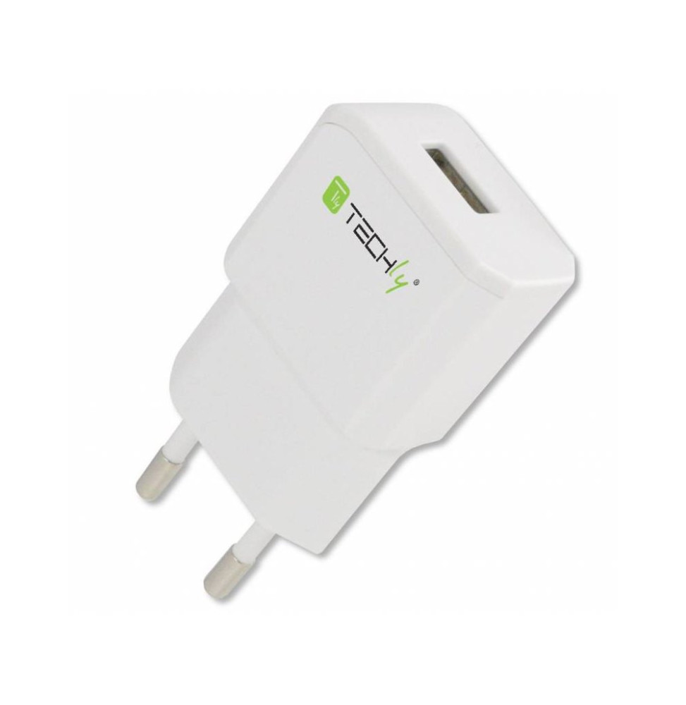 Techly 022373 Sieciowa ładowarka USB 5V 2.1A 10W slim