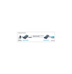 Extender RX HDMI 1080p60Hz do 120m po sieci IP