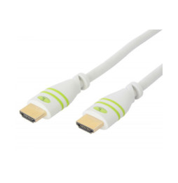 Kabel HDMI na HDMI 1.4  M/M 2m Biały