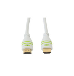 Kabel HDMI na HDMI 1.4  M/M 2m Biały