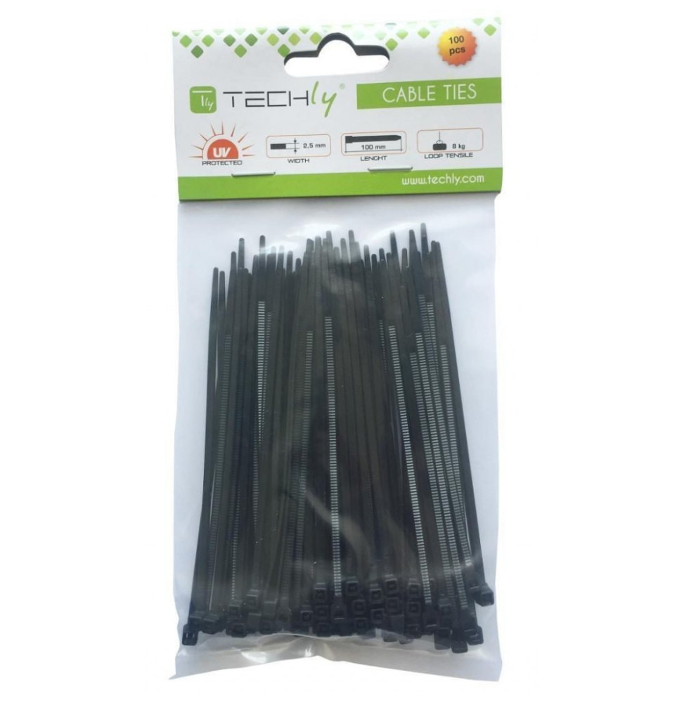 Opaski zaciskowe "trytytki" 100X2,5mm czarne 100szt
