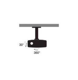 Ramię projektor sufit 20CM bia