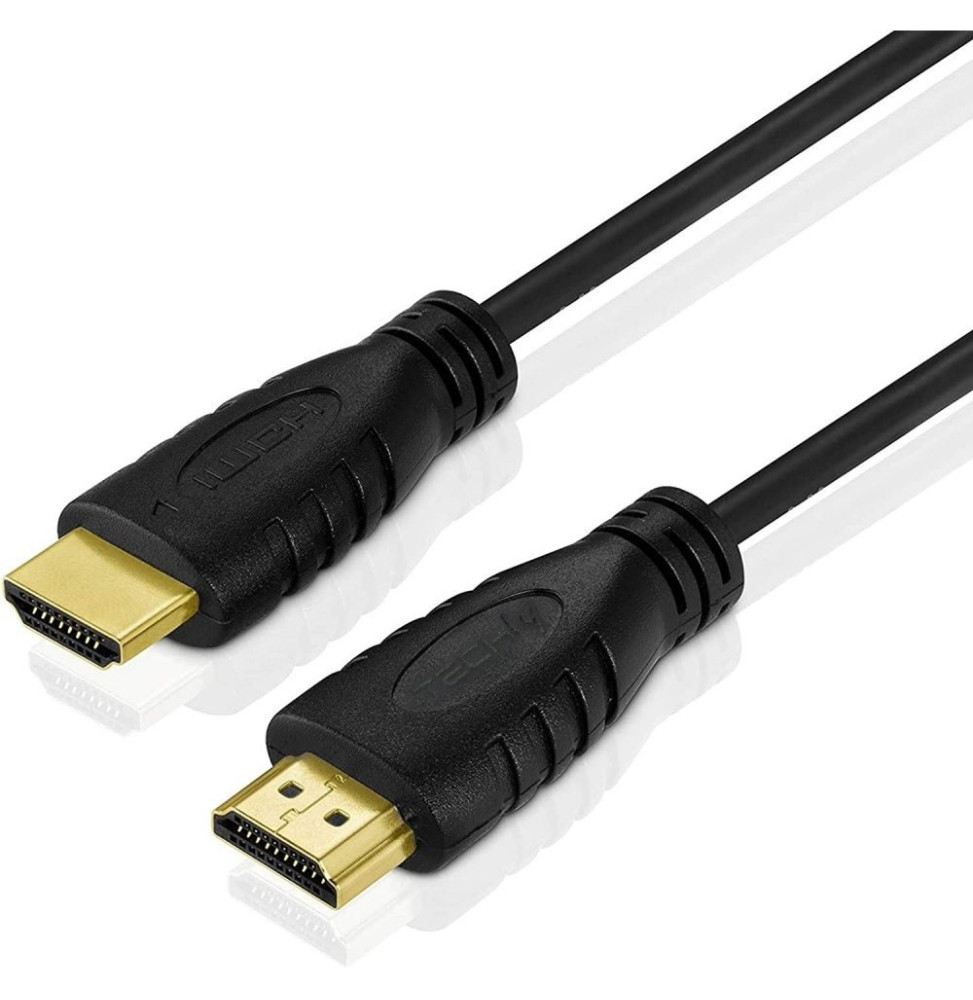 Techly 025909 Kabel HDMI 2.0 4K*60Hz Ethernet 1m czarny