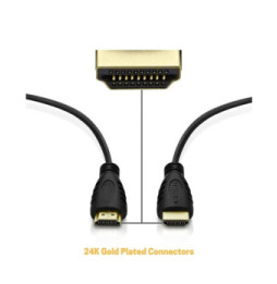 Techly 025909 Kabel HDMI 2.0 4K*60Hz Ethernet 1m czarny