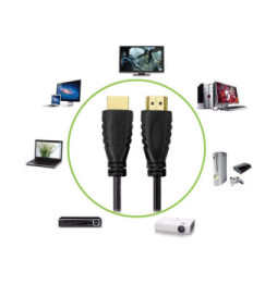 Techly 025909 Kabel HDMI 2.0 4K*60Hz Ethernet 1m czarny