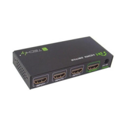 Techly 309913 Switch 3x1 HDMI 4K*30Hz z pilotem IR