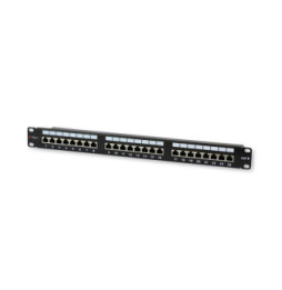 Patch panel 24 stp C6 czarny
