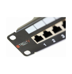 Patch panel 24 stp C6 czarny