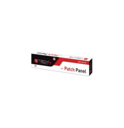 Patch panel 24 stp C6A czarny