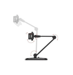 Techly 026371 Uchwyt biurkowy lub ścienny do tabletu 4.7-12.9"