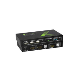 Techly 028696 Przełącznik KVM 2x1 HDMI/USB 4K*60Hz