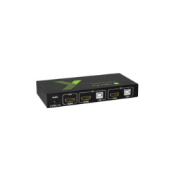 Techly 028696 Przełącznik KVM 2x1 HDMI/USB 4K*60Hz