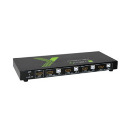 Techly 028702 Przełącznik KVM 4x1 HDMI/USB 4K*60Hz