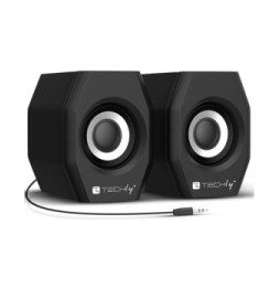 Głośniki Komputerowe 2.0, Jack 3.5mm, 6W, zasilanie USB