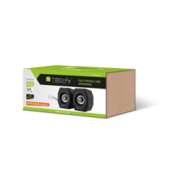 Głośniki Komputerowe 2.0, Jack 3.5mm, 6W, zasilanie USB