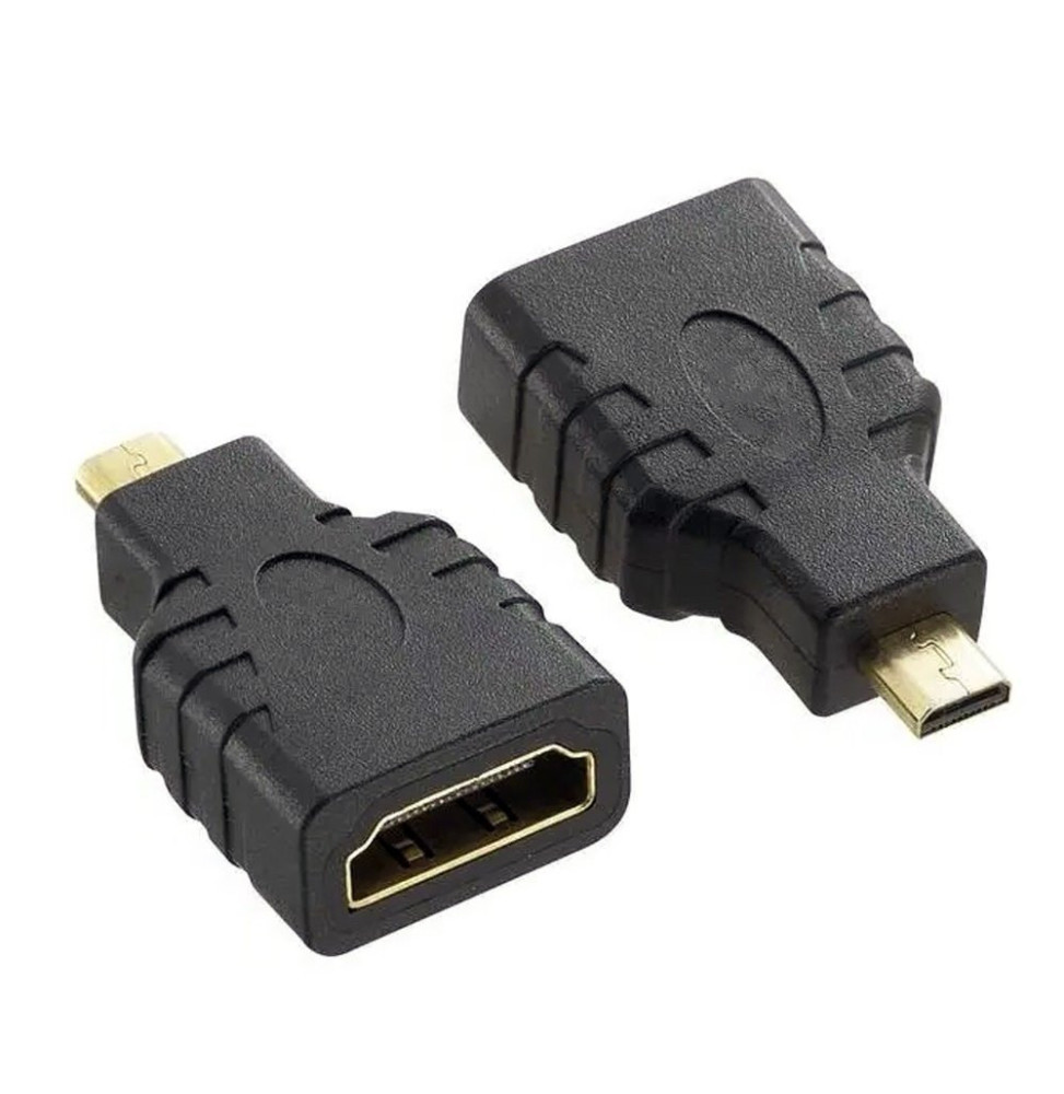 Adapter HDMI żeński na HDMI Micro-D męski F/M