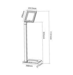 Techly 026197 Stojak reklamowy na tablet 9.7-10.1"