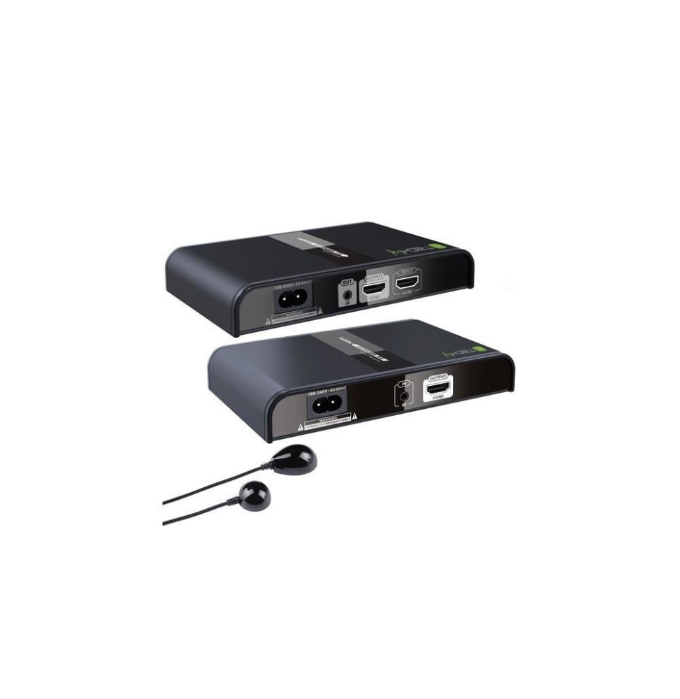 Extender HDMI 1080p60Hz do 300m po PLC PowerLine IR