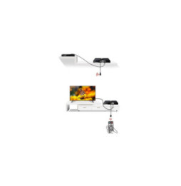 Extender HDMI 1080p60Hz do 300m po PLC PowerLine IR