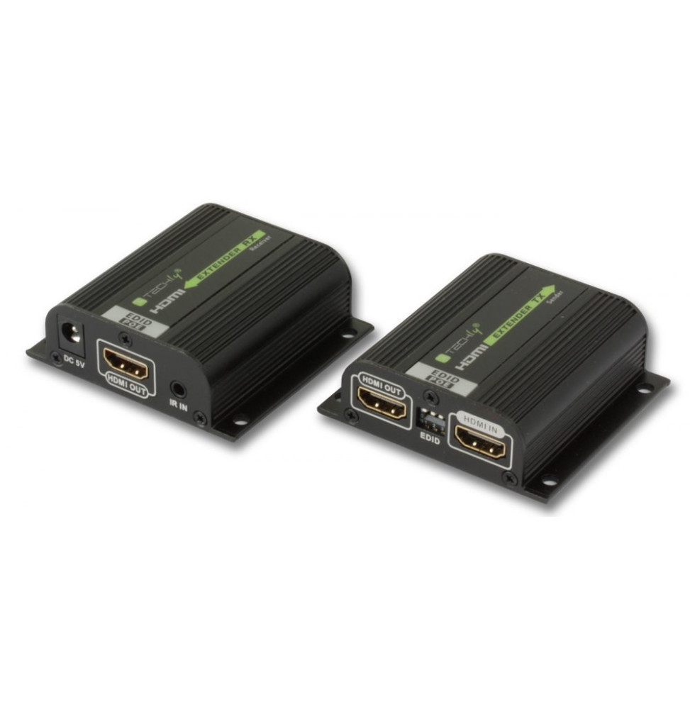 Extender HDMI 1.4 1080p60Hz do 40m po skrętce Kat6 IR PoC