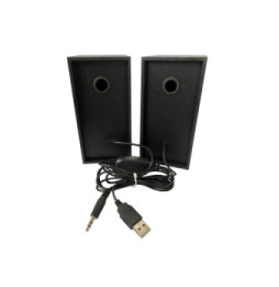 Głośniki komputerowe 2.0, Jack 3.5mm, 6W, zasilanie USB