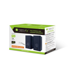 Głośniki komputerowe 2.0, Jack 3.5mm, 6W, zasilanie USB