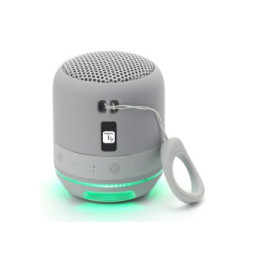 Bezprzewodowy głośnik Bluetooth 5W, TWS, LED, MP3 USB, szary