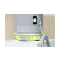 Bezprzewodowy głośnik Bluetooth 5W, TWS, LED, MP3 USB, szary