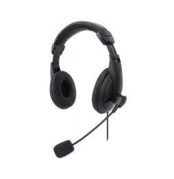 Słuchawki USB stereo nauszne z mikrofonem