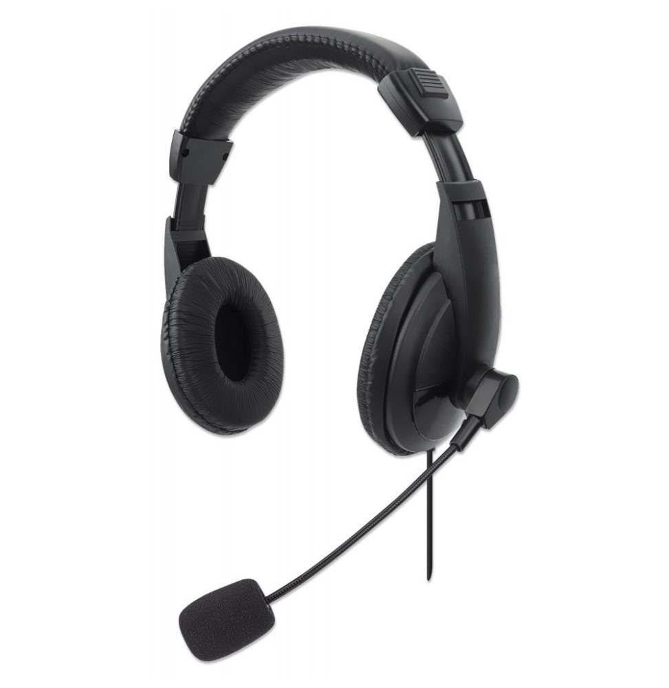 Słuchawki USB stereo nauszne z mikrofonem