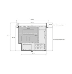 Techly 307377 Obudowa serwerowa ATX Rackowa 19" 4U
