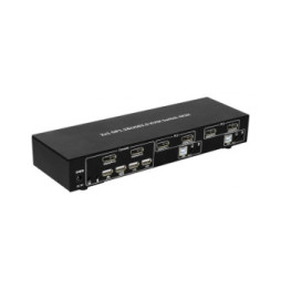 Techly 101928 Przełącznik KVM 2x1 DisplayPort/USB 4K
