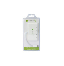 Adapter USB-C na HDMI 4K, USB-A 3.0, RJ45 Gigabit, USB-C PD