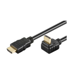 Kabel HDMI na HDMI 1.4 kątowy 90° M/M 5m