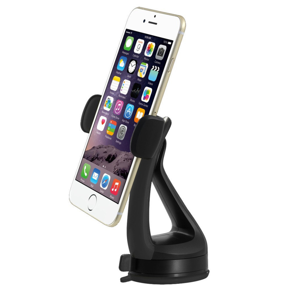 Techly 028597 Samochodowy uchwyt na telefon z przyssawką
