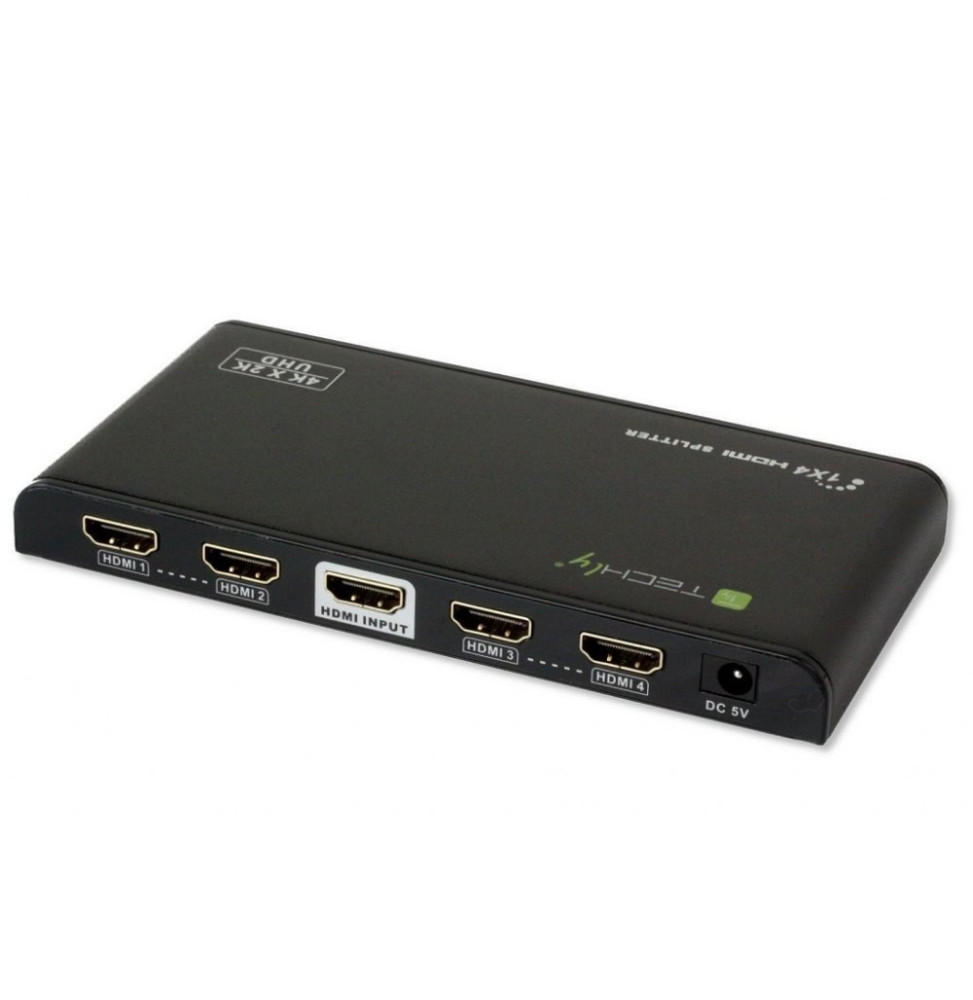 Techly 028245 Splitter 1x4 HDMI 2.0 4K*60Hz aktywny EDID