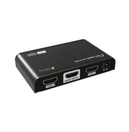 Techly 104837 Splitter 1x2 HDMI 2.0 4K*60Hz aktywny EDID