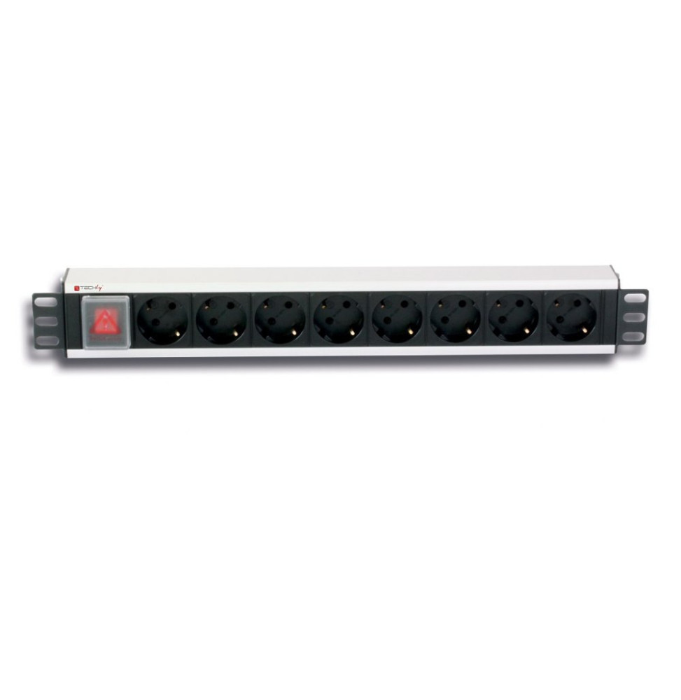 Listwa zasilająca 19' 1.5U X8 - gniazda Schuko