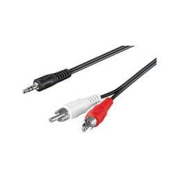 Kabel audio Jack 3.5mm na 2X RCA  M/M 3m