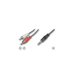 Kabel audio Jack 3.5mm na 2X RCA  M/M 3m